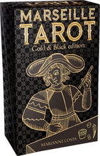Cargar imagen en el visor de la galería, Marseille Tarot Gold & Black Edition | Marianne Costa