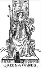 Cargar imagen en el visor de la galería, Black and White Rider-Waite Tarot Deck