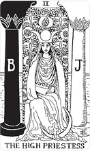 Cargar imagen en el visor de la galería, Black and White Rider-Waite Tarot Deck
