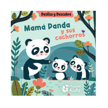 Cargar imagen en el visor de la galería, Desliza y descubre (pack de 2 libros): Papá Caballito de Mar y su Bebé + Mamá Panda y sus Cachorros