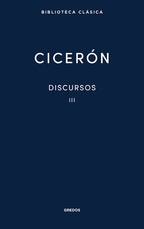 Discursos Vol. III | Cicerón
