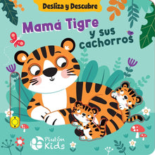Cargar imagen en el visor de la galería, Desliza y descubre Papá Búho + Desliza y descubre Mamá tigre y sus Cachorros (Pack de 2 libros)
