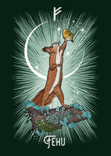 Cargar imagen en el visor de la galería, El Oráculo Rúnico de los Animales, 24 cartas y libro guía | Athene Noctua
