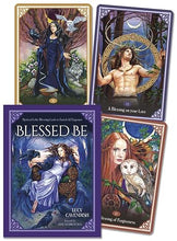 Cargar imagen en el visor de la galería, Blessed Be Cards: Mystical Celtic Blessings to Enrich and Empower | Lucy Cavendish; Jane Starr Weils
