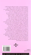 Cargar imagen en el visor de la galería, Lecciones sobre la Filosofía de la Historia Universal (edición abreviada que contiene: Introducción (general y especial), Mundo Griego y Mundo Romano) | Georg Wilhelm Friedrich Hegel
