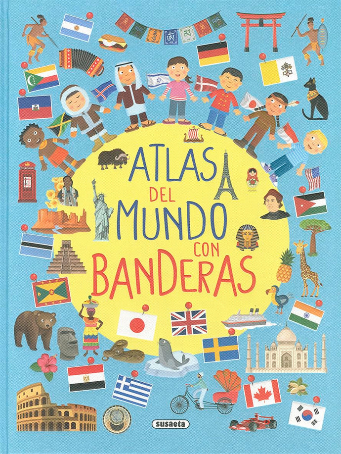 Atlas del Mundo con Banderas