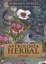 Cargar imagen en el visor de la galería, Astrología Herbal. Oráculo: 55 cartas y libro guía | Adriana Ayales
