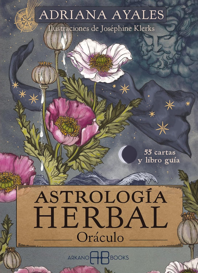 Astrología Herbal. Oráculo: 55 cartas y libro guía | Adriana Ayales