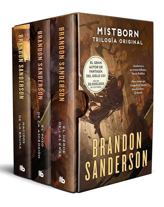 Estuche Trilogía Nacidos de la bruma. Mistborn 3 tomos | Brandon Sanderson