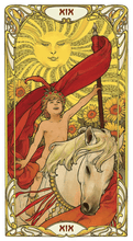Cargar imagen en el visor de la galería, Golden Art Nouveau Tarot (22 Arcanos Mayores) | Giulia Francesca Massaglia
