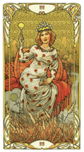 Cargar imagen en el visor de la galería, Golden Art Nouveau Tarot (22 Arcanos Mayores) | Giulia Francesca Massaglia

