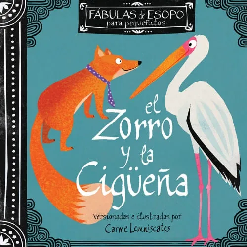 El Zorro y la Cigüeña - Fábulas de Esopo para Pequeñitos
