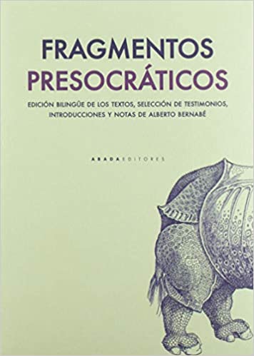 Fragmentos Presocráticos | VV.AA